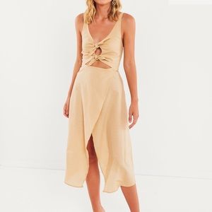 cutout tie dress